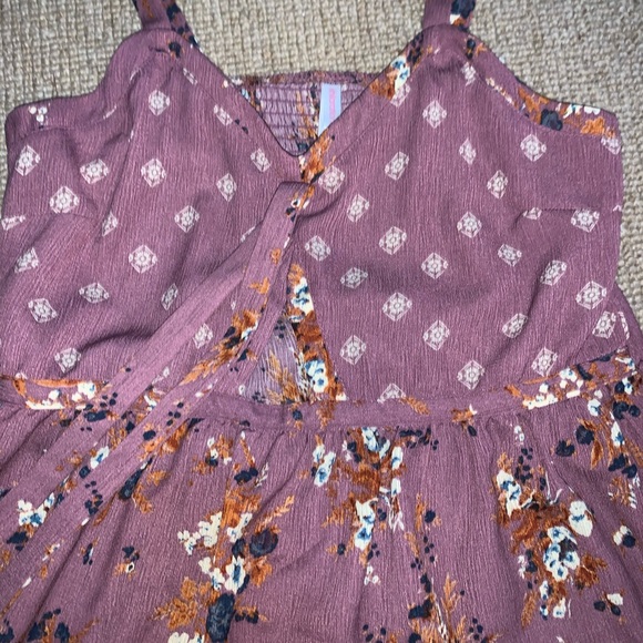 Floral short summer dress - Picture 3 of 4